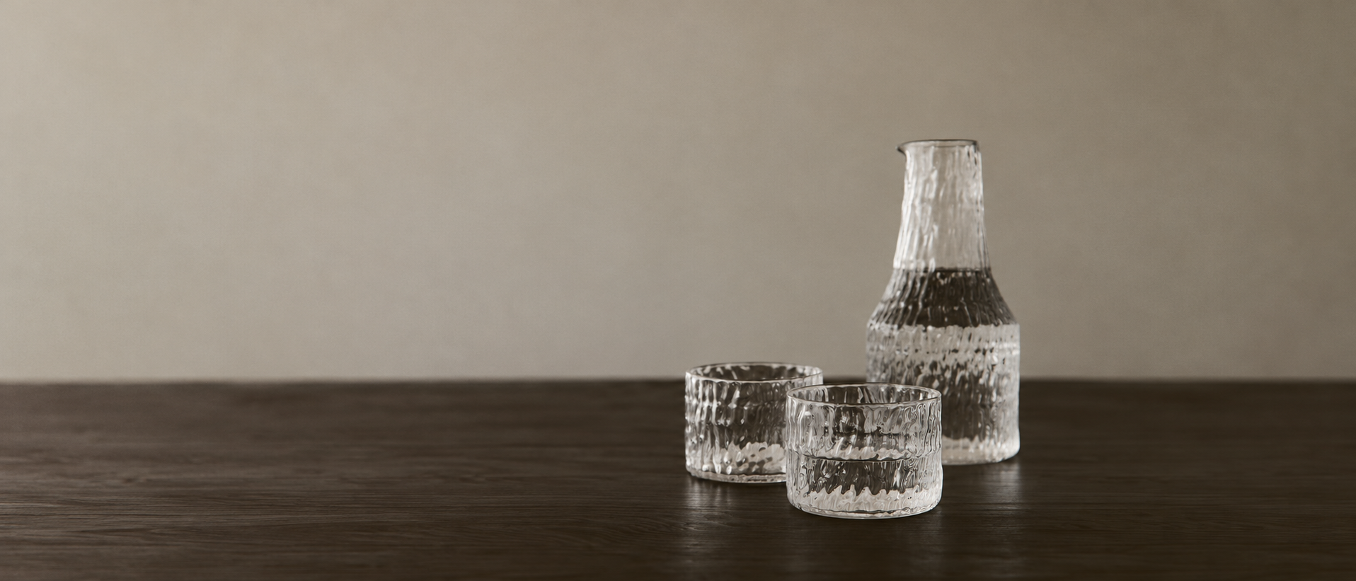 Decorative glassware collection