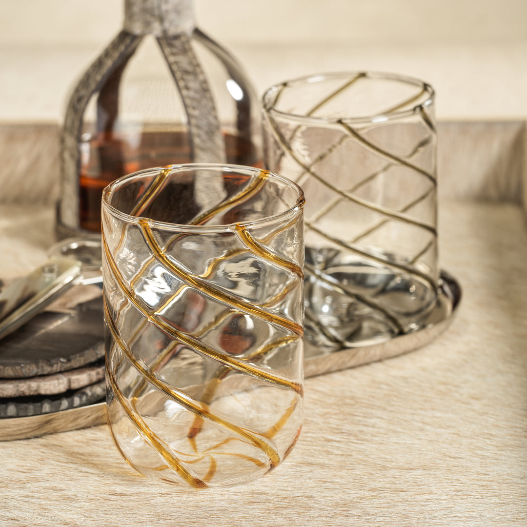 Swirl Glass Tumblers Set of 4 - Image 2